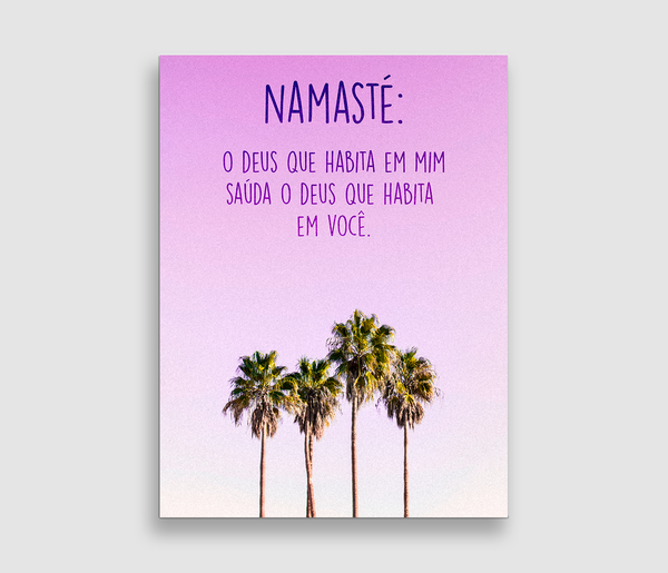 Quadro Decorativo Namaste Foto Campinas