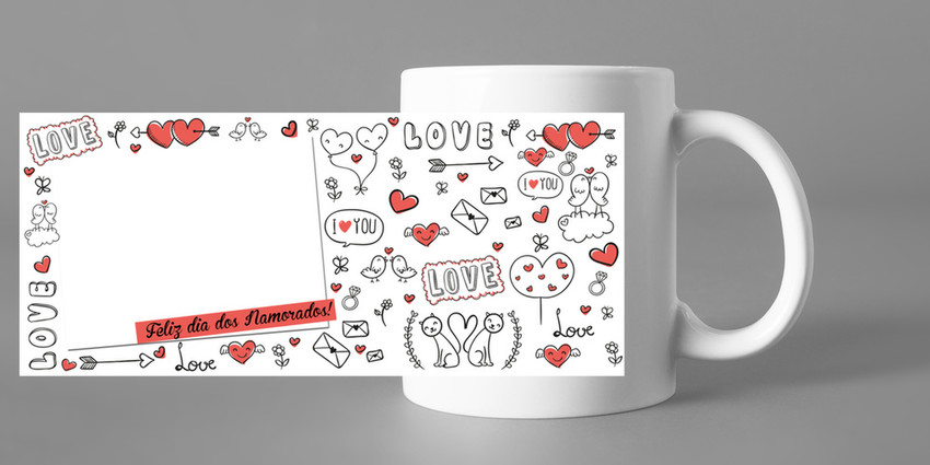 Caneca De Coracao Namorados Foto Campinas Puzzle em foma de coração. caneca de coracao namorados foto